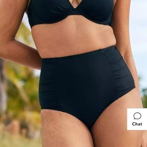 Aerie High Waisted Bikini Bottom in Green